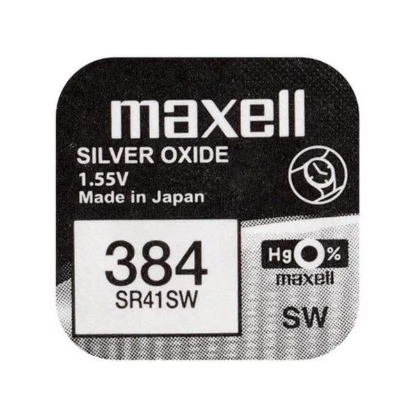 Maxell Silver Oxide 384 blister 10
