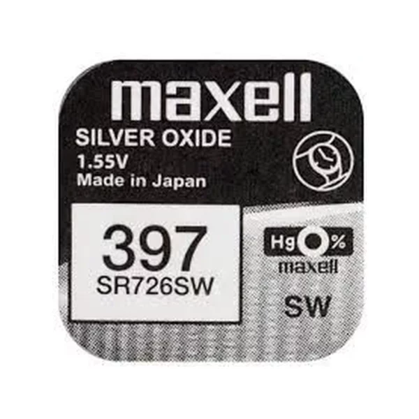 Maxell Silver Oxide 397 blister 10