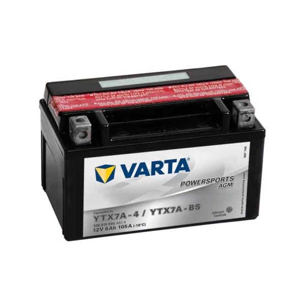 Varta AGM YTX7A-4 / YTX7A-BS  12V 6Ah