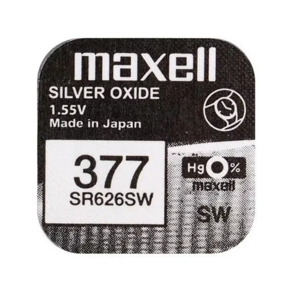 Maxell Silver Oxide 377 blister 10