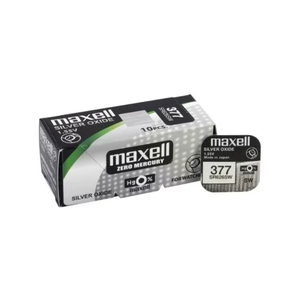 Maxell Silver Oxide 377 blister 10