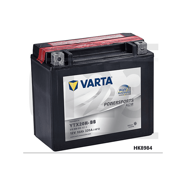 Varta AGM YTX20H-BS  12V 18Ah